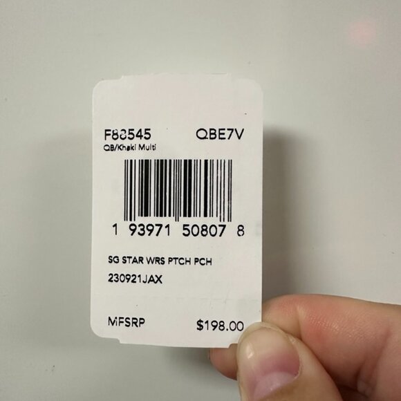 NWT!RARE!Coach x Star Wars Gallery Pouch In Signature Canvas With Patches F88545 - Picture 11 of 11